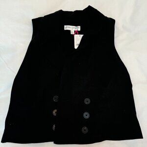 black sleeveless trouser suit - free people